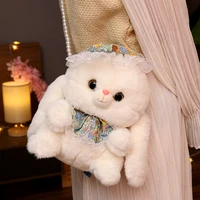 japanese cute bunny penguin crossbody messenger shoulder bag kawaii bow rabbit bunny satchel handbag plush toys girls gifts