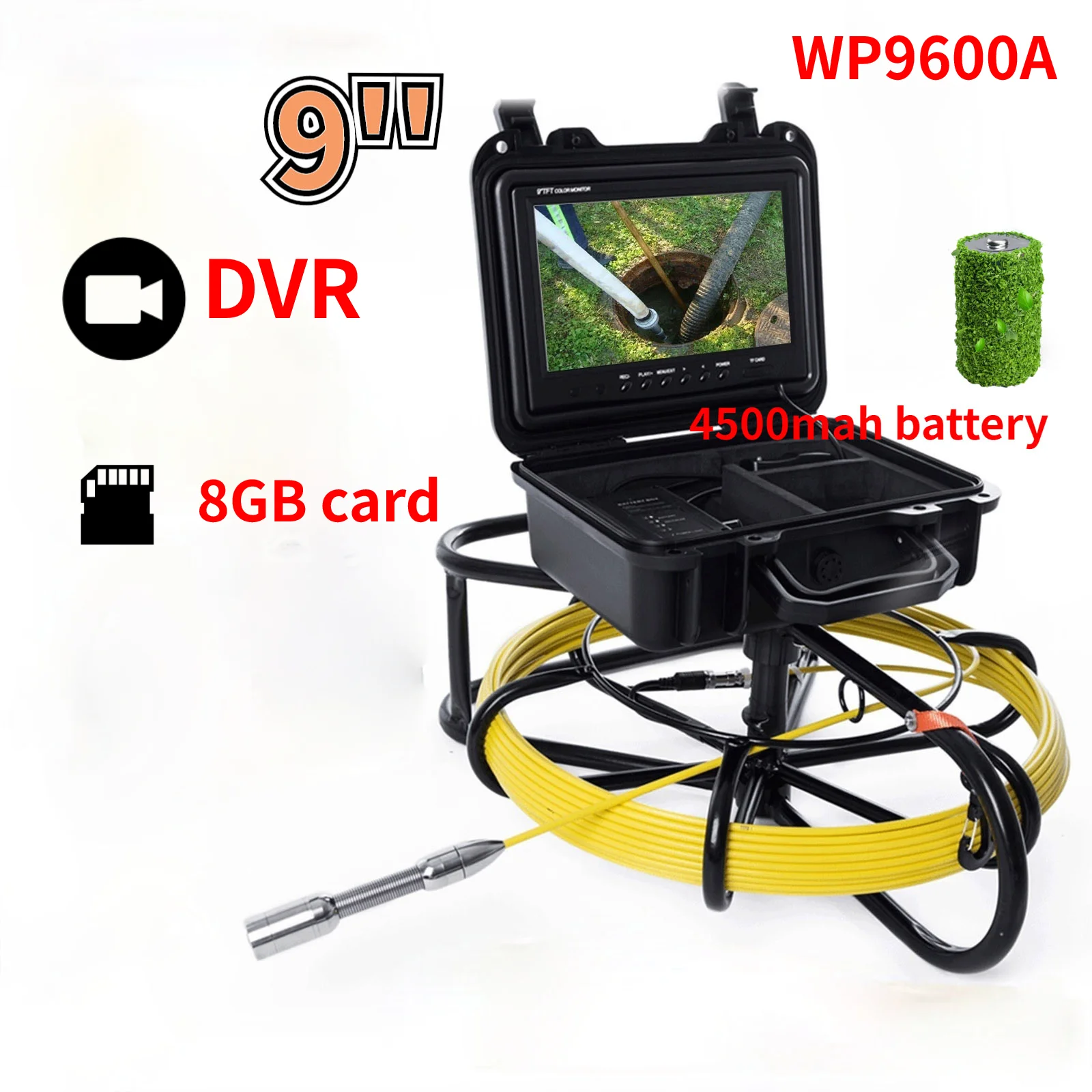 Дренажный промышленный эндоскоп водопроводная Видеосистема IP68