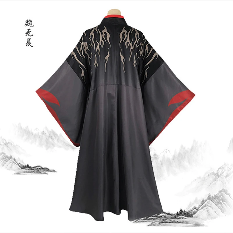Мужской и Женский костюм Hanfu Mo Dao Zu Shi Косплей Wei Wuxian одежда Weiying Yiling Ancor Lan Wang Ji