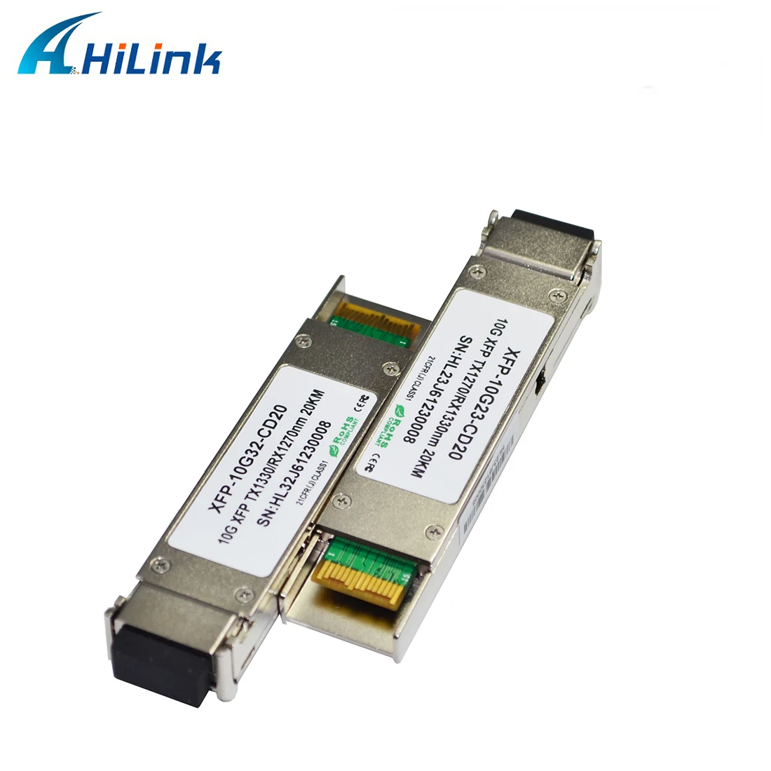 Приемопередатчики Hilink 10G XFP BID 20kmI Tx1330nm/Rx1270 Tx1270nm/Rx1330nm |