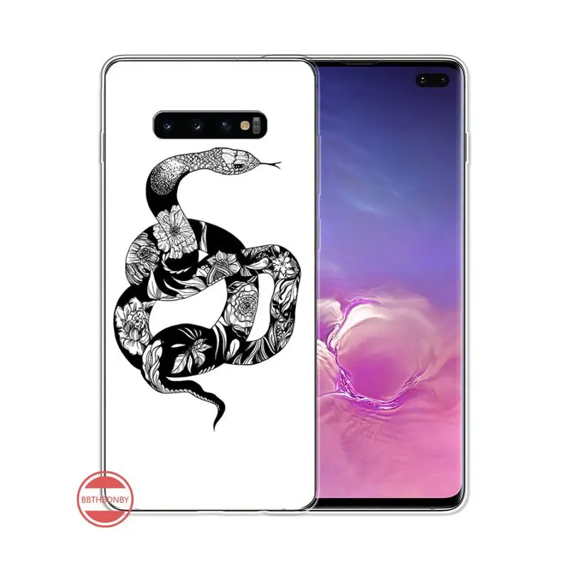 

Snake Flower Snake Painting Phone Case For Samsung Galaxy S5 S6 S7 S8 S9 S10 S10e S20 edge plus lite