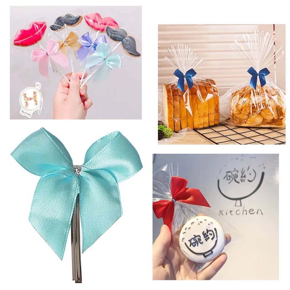 Сделай Сам поделки ручной работы лента бабочка узел на Рождество Свадьба День