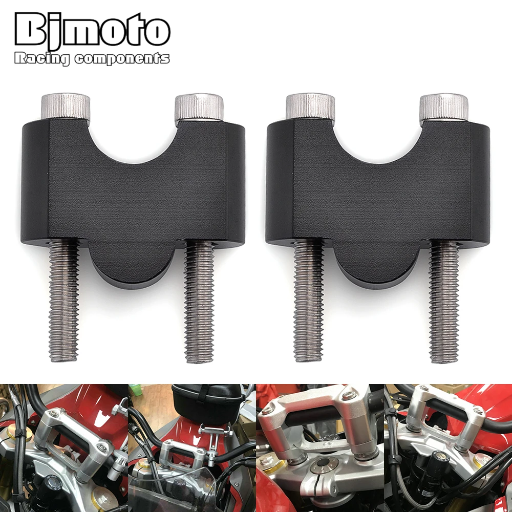 

Handlebar Mounts Clamps For BMW G310R G310GS 2017-2018 G310 R GS Motorcycle Handle bar Riser Heighten Extend Mount Clamp Adapter