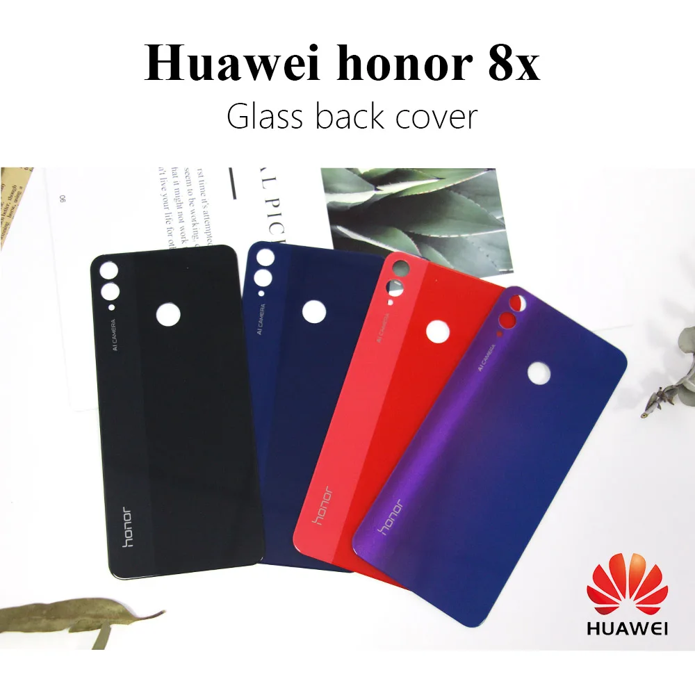 Семейства E 6 5 ''huawei смартфона Honor 8X8 X задняя Корпус Батарея дверца крышка чехол
