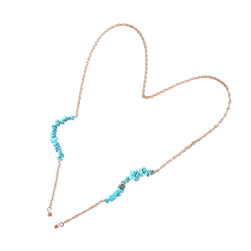 Модная цепочка для очков женщин ремешок солнцезащитные очки рок камень