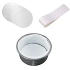 Бумага для выпечки, круглая, пергаментная бумага, многофункциональный вкладыш, бумага для барбекю, печи, котлет, гамбургеров, инструмент для выпечки, 50 шт., A221