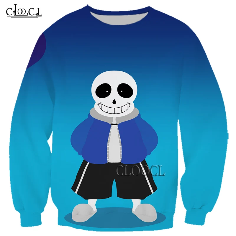 

HX Newest Popular Game Undertale Long Sleeve 3D Printed Fashion Casual Men Women Harajuku Autumn Tops Drop Shipping