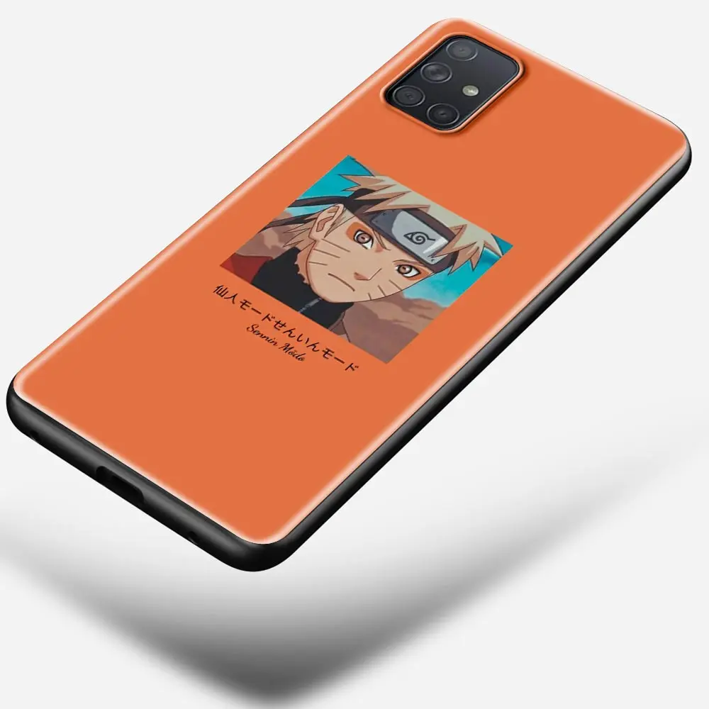 

Case For Samsung Galaxy A50 A51 A70 A71 A10 A20 A30 A40 A11 A21s A31 A41 TPU Soft Black Phone Cover Anime Naruto kakashi