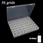 Инструмент для алмазной живописи, 5628 ячеек, пластиковый ящик для хранения, наборы наклеек для алмазной живописи, аксессуары для вышивки, чехол из бисера