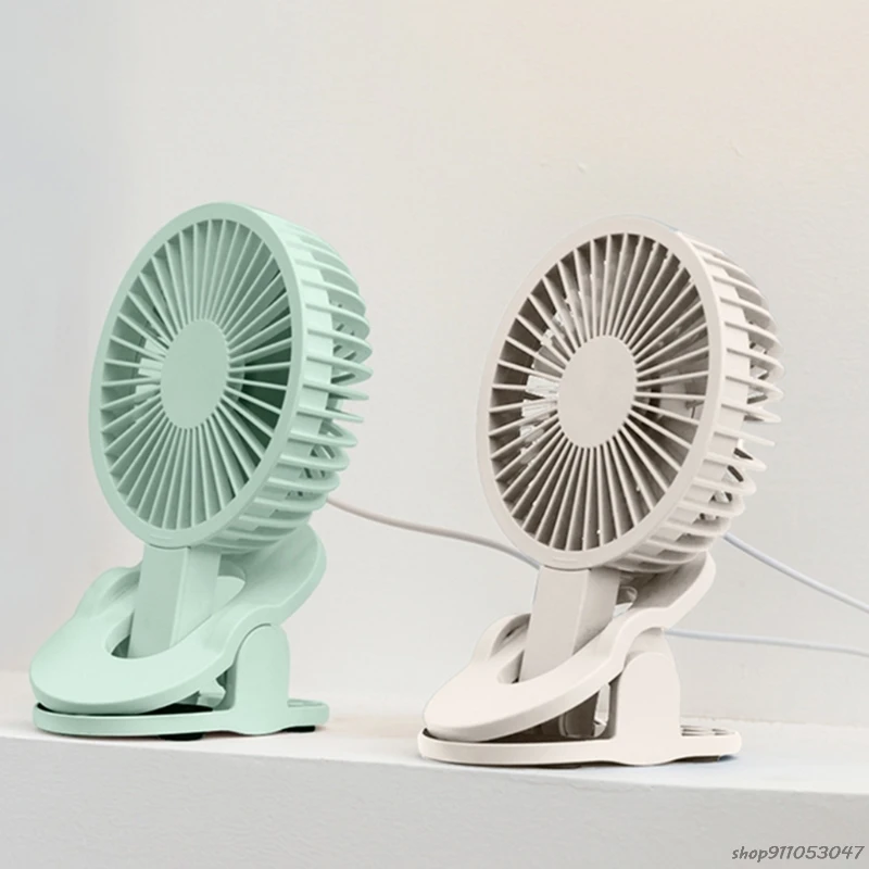 Портативный вентилятор охлаждения с 3 скоростями вращающийся на 360 ° 5 дюймов |