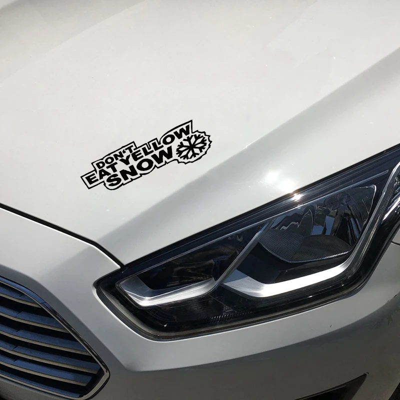 Новый продукт автомобильный Стайлинг для не съедобного желтого снега зимняя