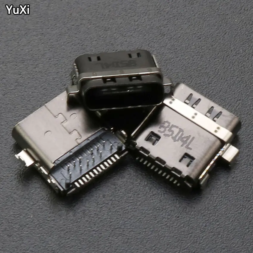 

YUXI 1Pcs Laptop Type C USB DC Power Jack Connector Charging Socket for Dell XPS 12 9250 Latitude 7275 XPS 15 9575