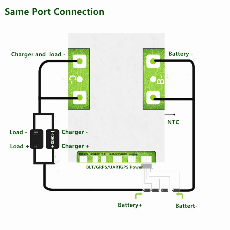 Умная плата защиты аккумуляторов UART/485/CAN Bluetooth BMS с разъемом для 60/80A/100A/120A 3 7 В 14 8 в