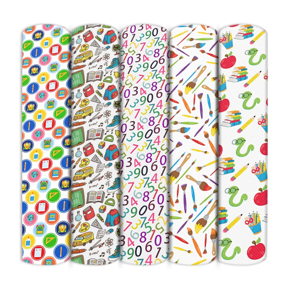 David accessories Снова в школу полиэфирная хлопчатобумажная ткань для тканей детский