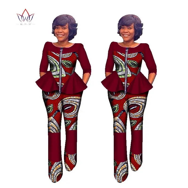 Осенний женский костюм в африканском стиле с принтом большой размер комплект из 2