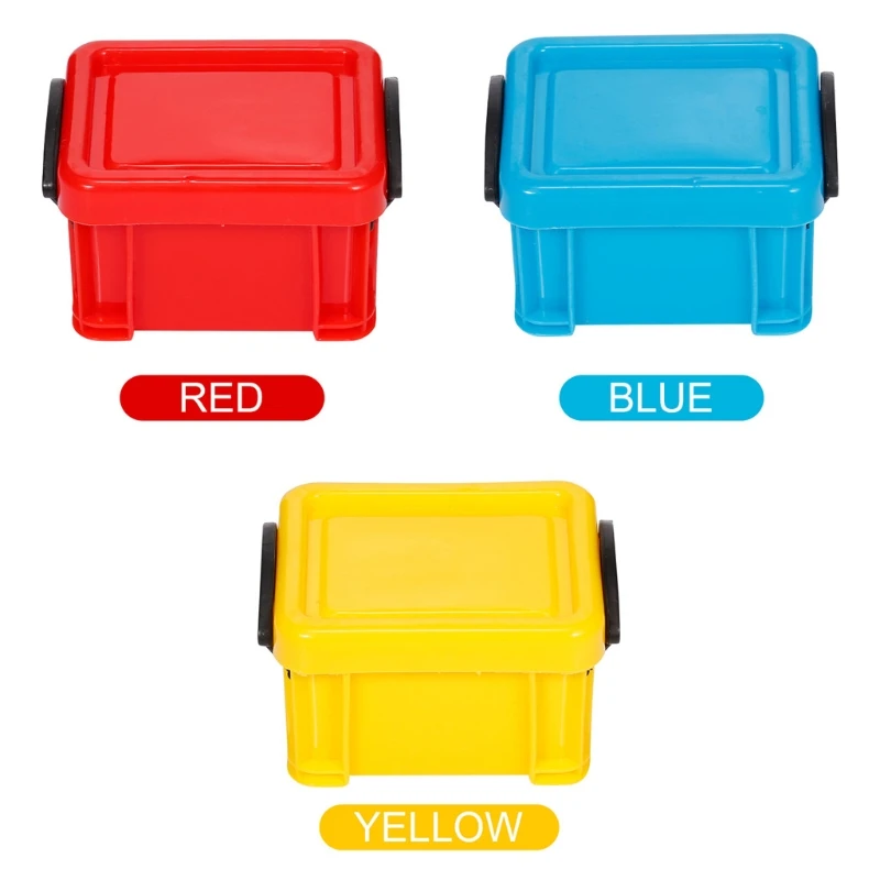 

1PCS Yellow/Red Plastic Scale Storage Box Tool for 1:10 RC Rock Crawler Accessories TRX4 Axial SCX10 90046 Decoration