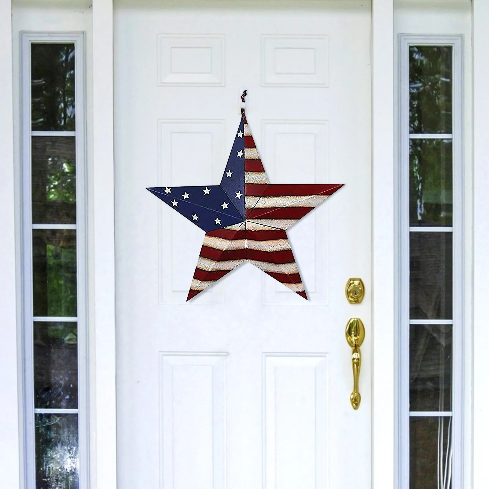 

Independence Day Sign Star Door Wall Decoration Pendant decoracin de habitacin