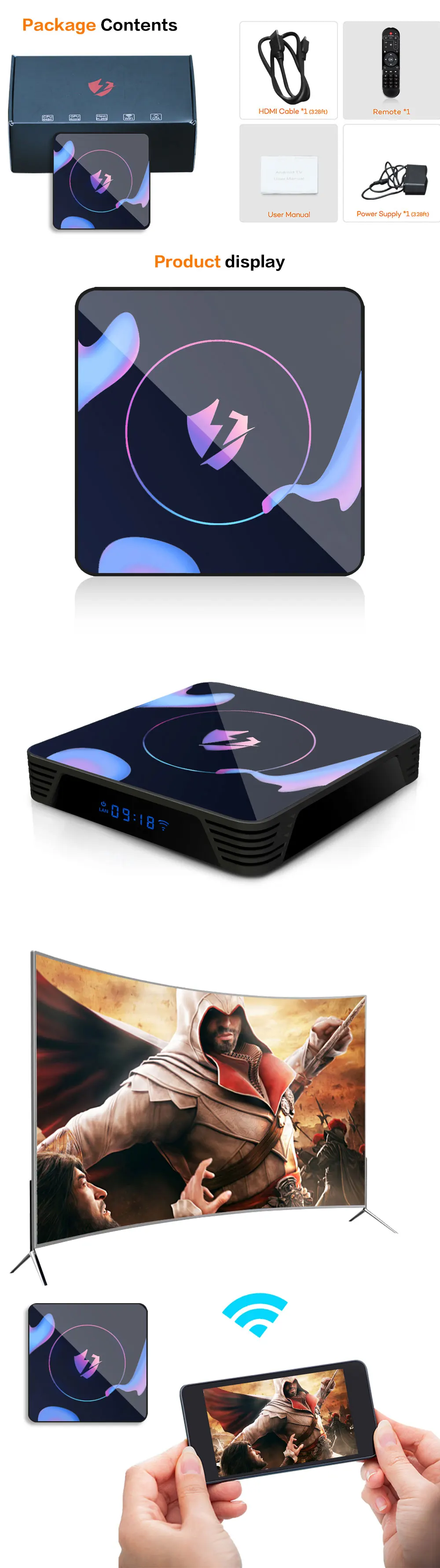LEMADO LET 1 Android tv Box RK3318 Четырехъядерный 4G 64G HDMI 2,0 USB 3,0 Поддержка 2,4G& 5G Wifi 4K Netflix YouTube tv Box Android 9,0