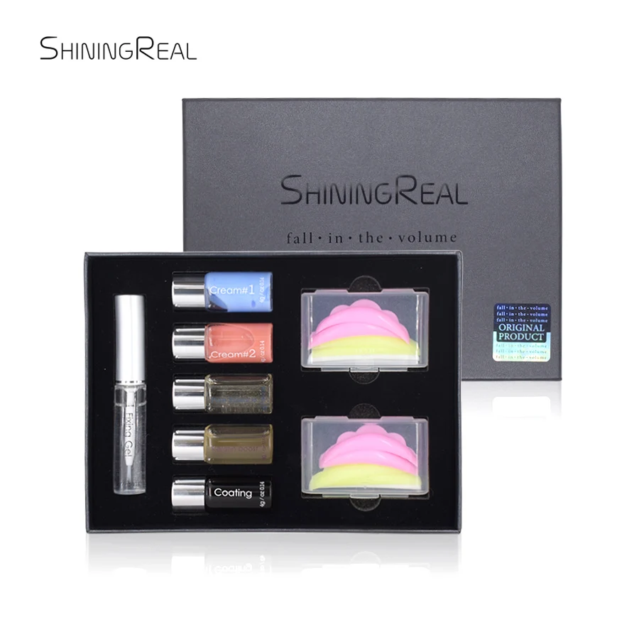 Набор для наращивания ресниц ShiningReal Кератиновый лифтинг набор завивки SET2