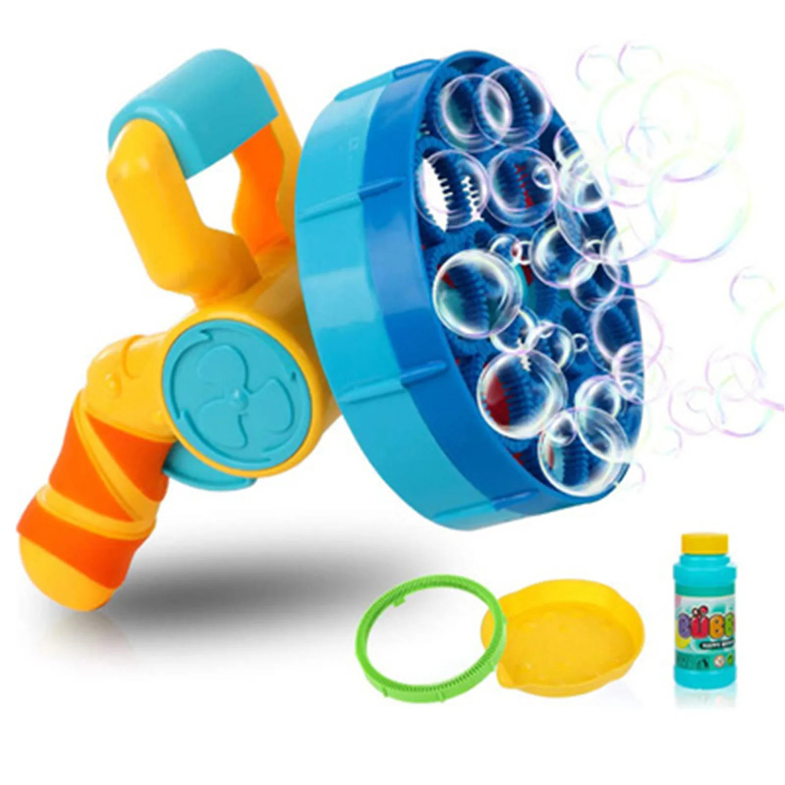 

Bubble Toys 2 In 1 Outdoor Party Atmosphere Conversion Automatic Electric Bubble Machine Soap Bubble Pomperos Outdoor Toy Gifts
