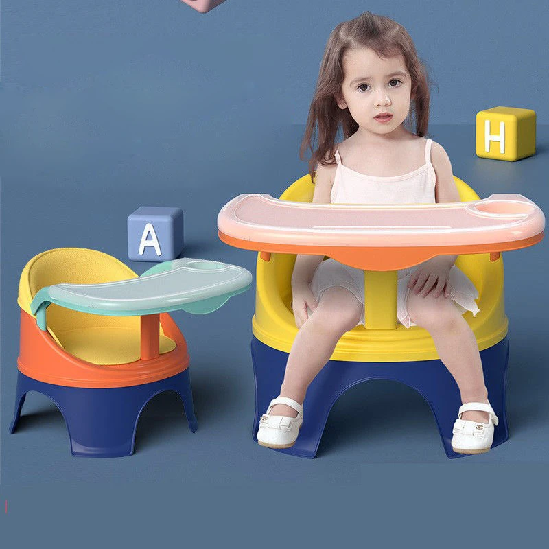 

Children's Dining Chair With Plate Baby Eating Table Baby Chair Dining Table Back Call Called Chair Baby Plastic Stool