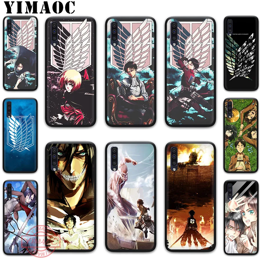 YIMAOC чехол атака на Титанов Mikasa для Samsung A10s A20s A30s A40s A50s A60 A70 A6 A7 A8 A9 J6 M10 M20 M30 M40 чехлы |