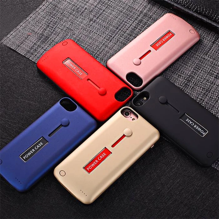 

3500/5000mAh Battery Case For iPhone 6 6 s 7 8 Power Bank Battery Charger Case for iPhone 6 6s 7 8 Plus Battery Case with Holder