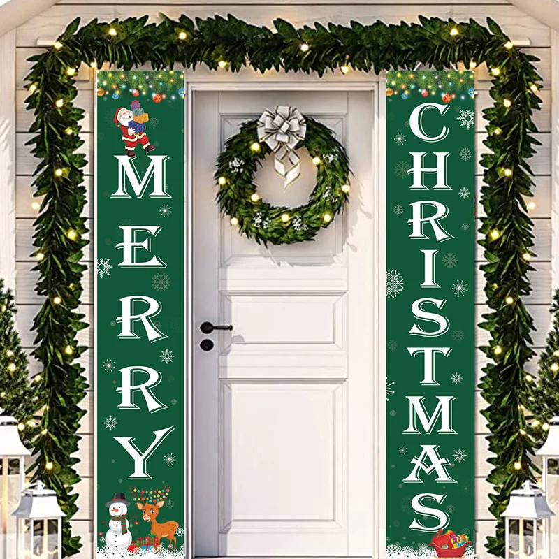 

Рождественский баннер с Санта-Клаусом, настенный подвесной Фотофон, Рождественские декоративные баннеры для домашнего декора GRSA889