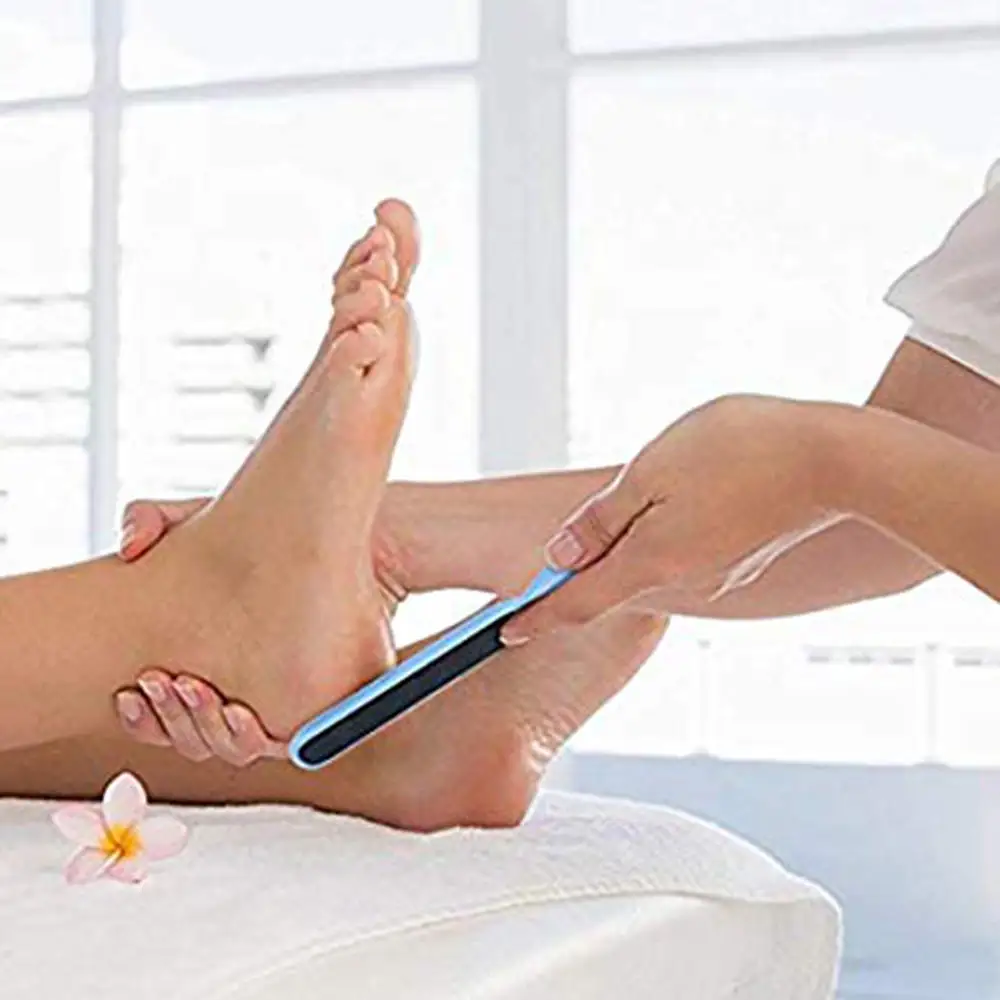 4 шт./компл. белый/синий маникюрный набор для ухода за ногами жесткий скребок