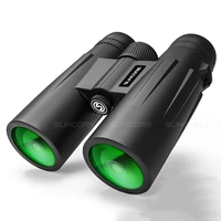 high power hd telescope 12x42 binoculars bk4 prism optical lenses outdoor hunting bird watching camping