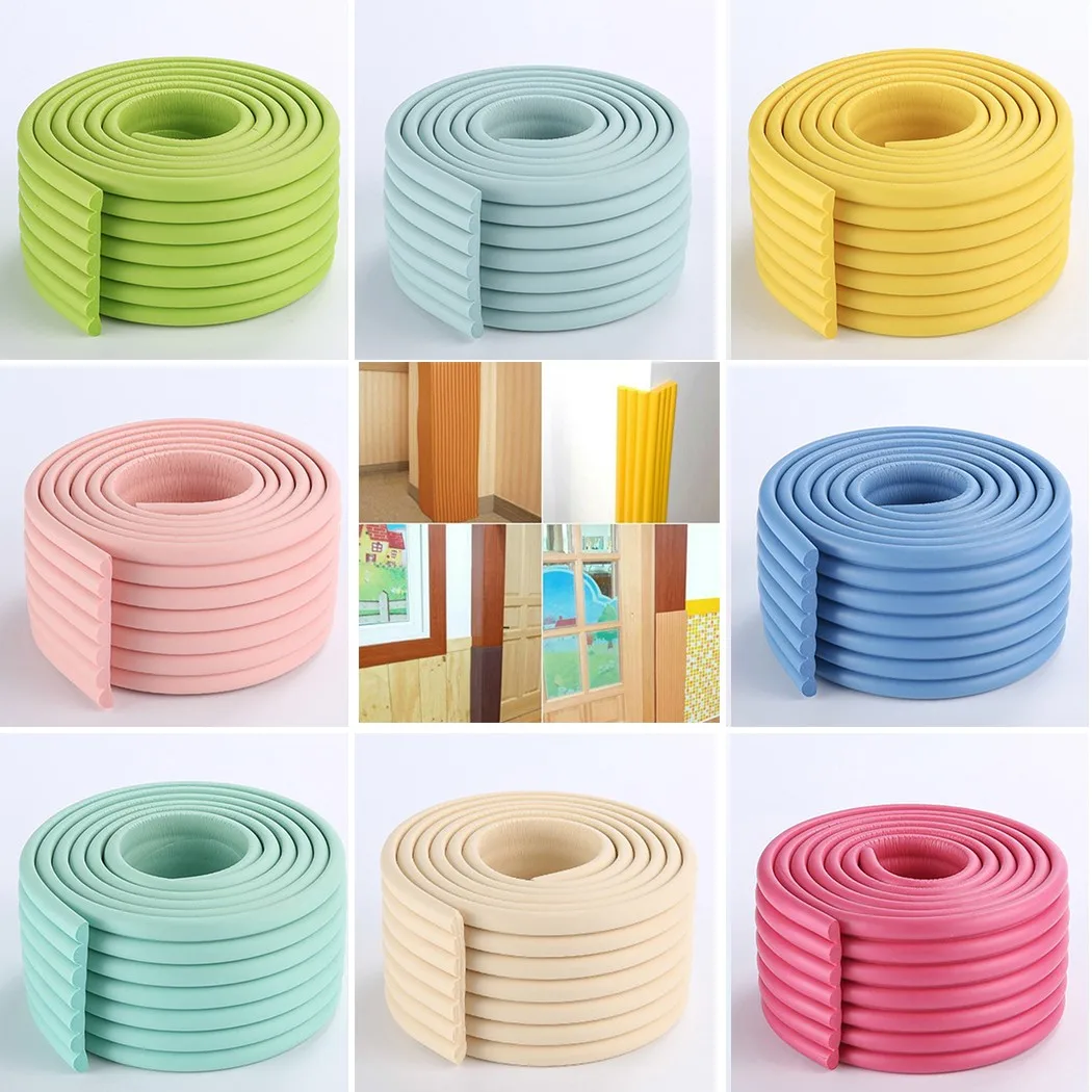 

2M W-Shaped Baby Safety Protection Strip Table Desk Edge Guard Strip Corner Protector Furniture Corners For Children Soft Corner