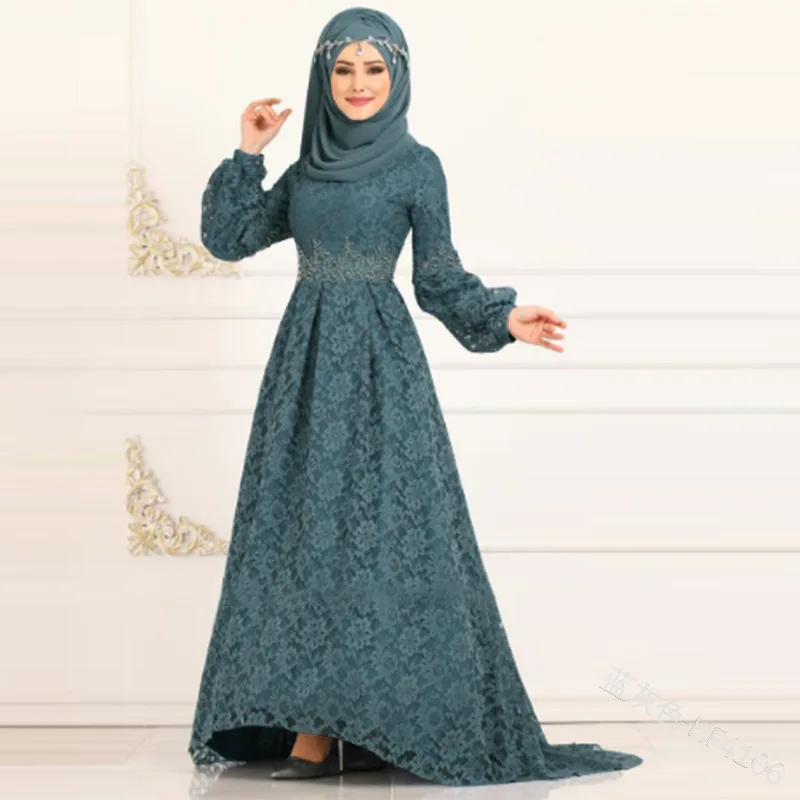 2019 Indonesia Sifon Hijab Bangladesh Palsu Dua Gaun Dubai Hitam Abaya untuk Wanita Pakistan Baju Muslim Pakaian