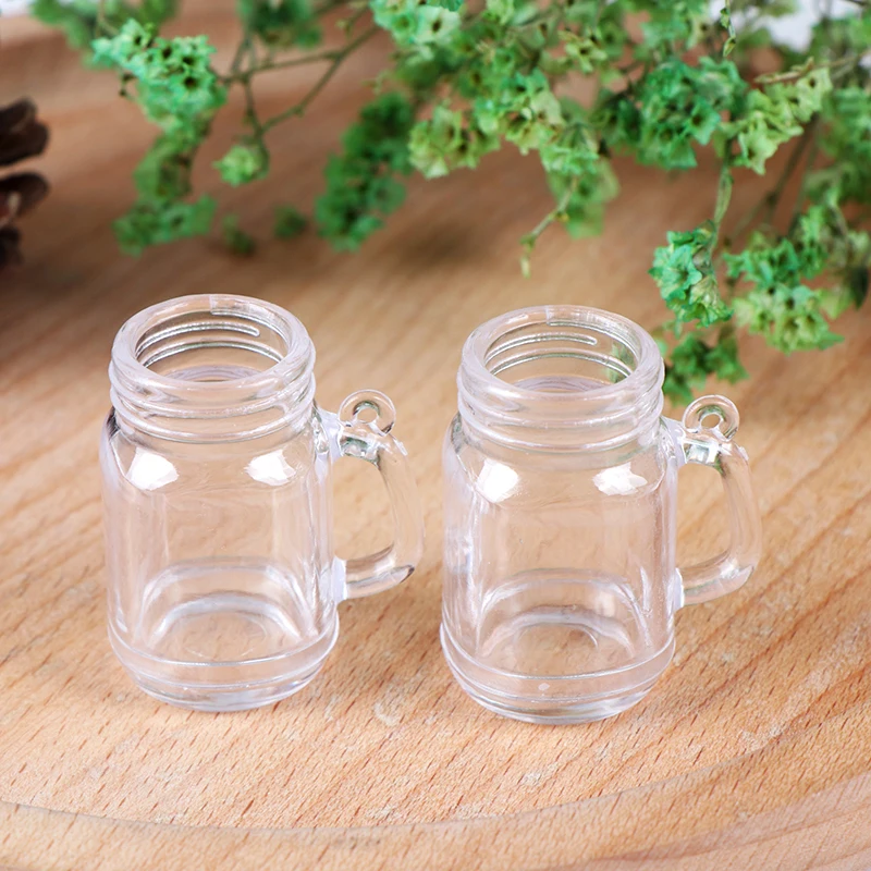 1 шт. прозрачная миниатюрная кукольная чашка сделай сам 1:12 1:6|Игрушечная мебель| |