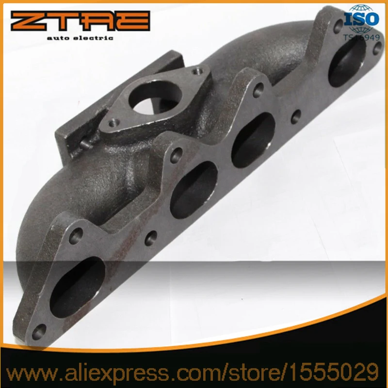 

For 94-02 Honda Accord EX LX F22 F22B F23A 2.2L/2.3L SOHC T3 Cast Iron Manifold