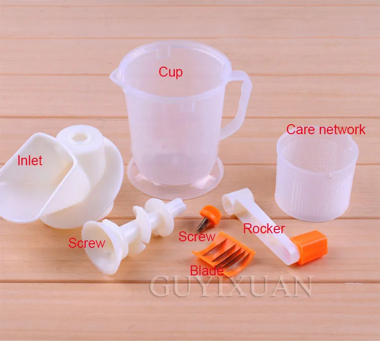 Hand shake Small Juicer Household Multifunction Soy milk fruit orange juicer Mini Manual Meat grinder