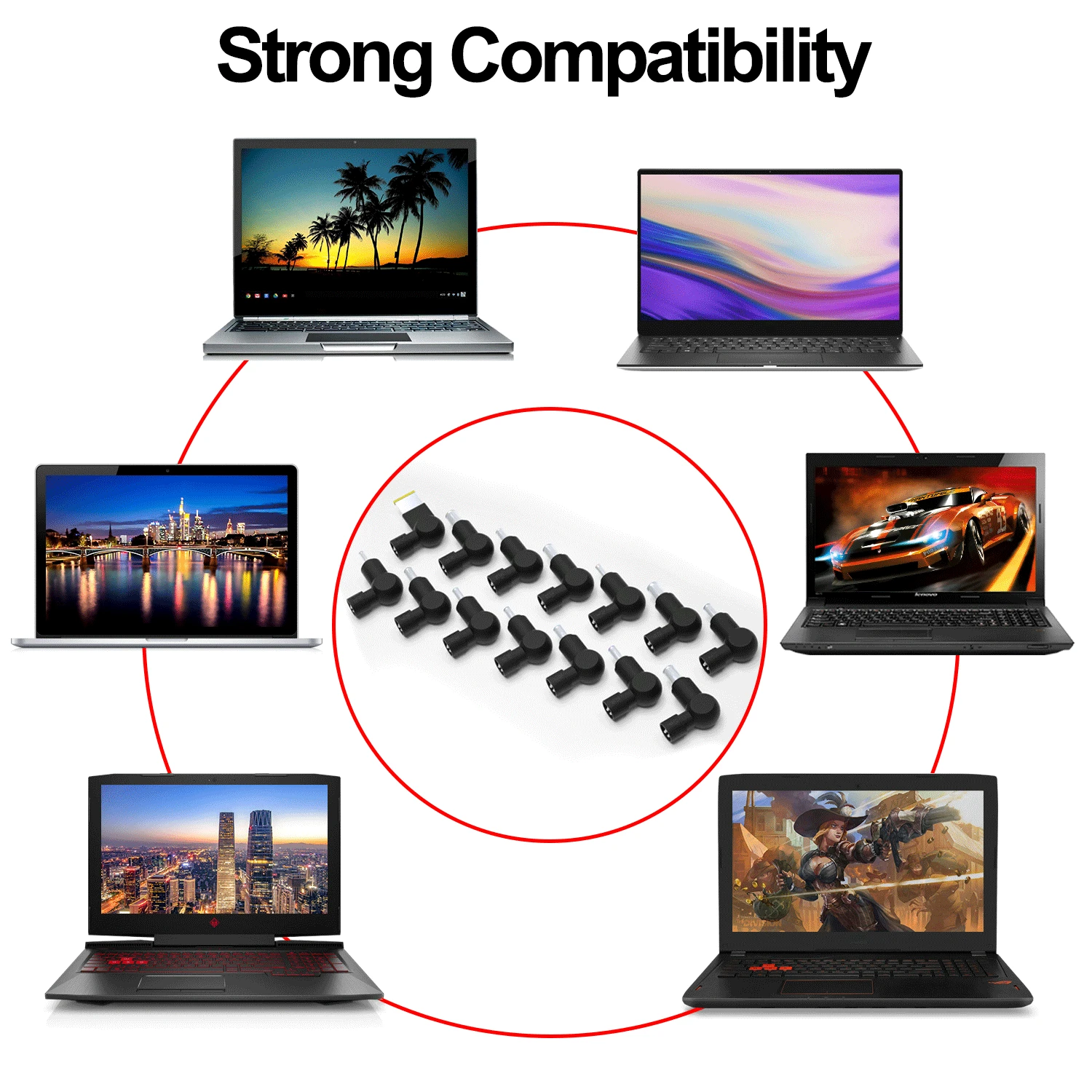 Зарядное устройство для ноутбука HP Dell Acer Asus Lenovo Toshiba Samsung Sony Fujitsu 65 Вт - купить по