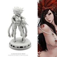 38mm resin model kits figure beauty colorless and self assembled a 536