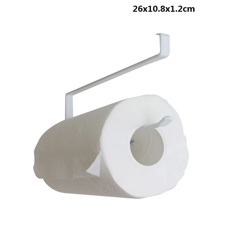 

1PC Wall Mounted Paper Towel Rack Tissue Film Preservative Holder Wrap Tin Foil Dispenser Storage Organizer For Kitchen Bathroom