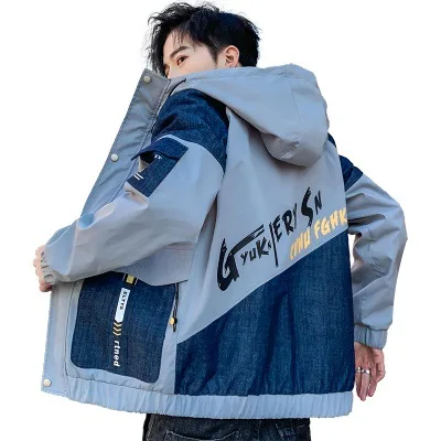 

men's Jacket fall / winter 2020 new plush short men's coat youth men's fashion brand clothes