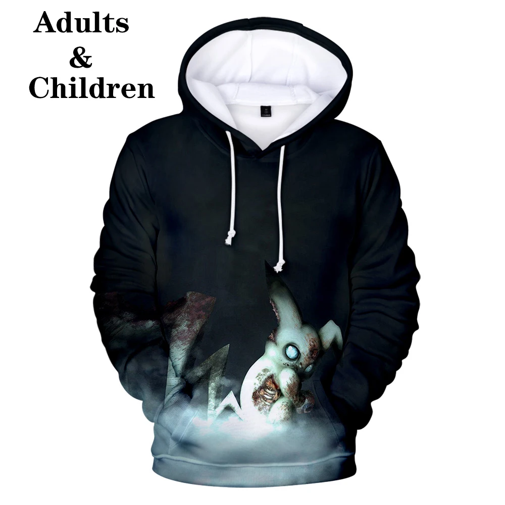 creepypasta 3D Hoodies kids Men women Harajuku Hooded boy girl Fashion Suitable Cute Autumn pullover Children Sweatshirts top | Мужская