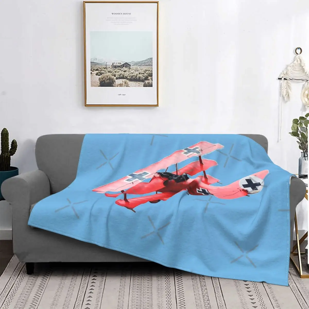

Manta de triplano de Baron красный, colcha de cama a cuadros, colcha de lino 135, manta double para cama