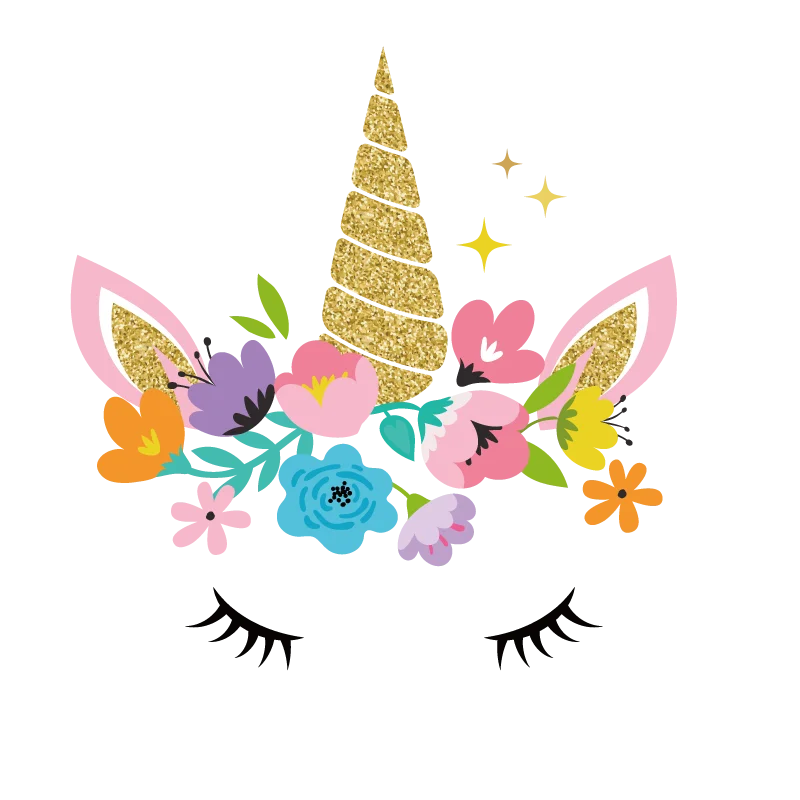 Нашивки для одежды в виде единорога наклейки на одежду Мультяшные с цветами