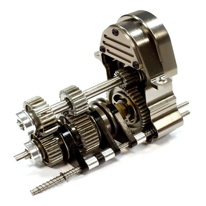 

KYX Racing Aluminum Alloy Gearbox Transmission Upgrades Parts Accessories for 1/14 RC Trucks Tractor Tamiya Scania