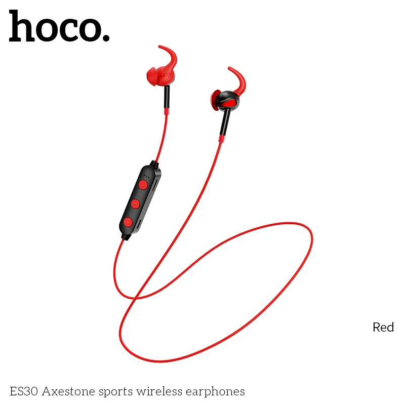 HOCO ES30 Спортивная bluetooth гарнитура поддерживает TF карты беспроводные двойные