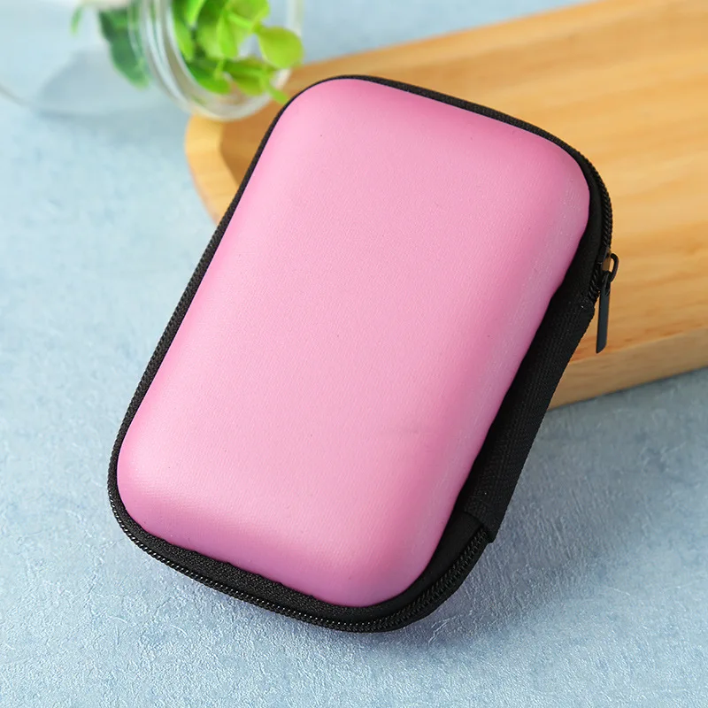Розовый Чехол для наушников сумка для инструментов наушники airpods - Цвет: Розовый