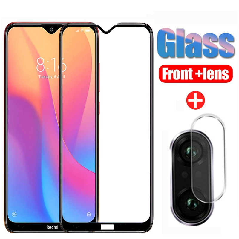 Стекло для камеры 2 в 1 Redmi Note 8t закаленное стекло Защита экрана 8 Pro Remi