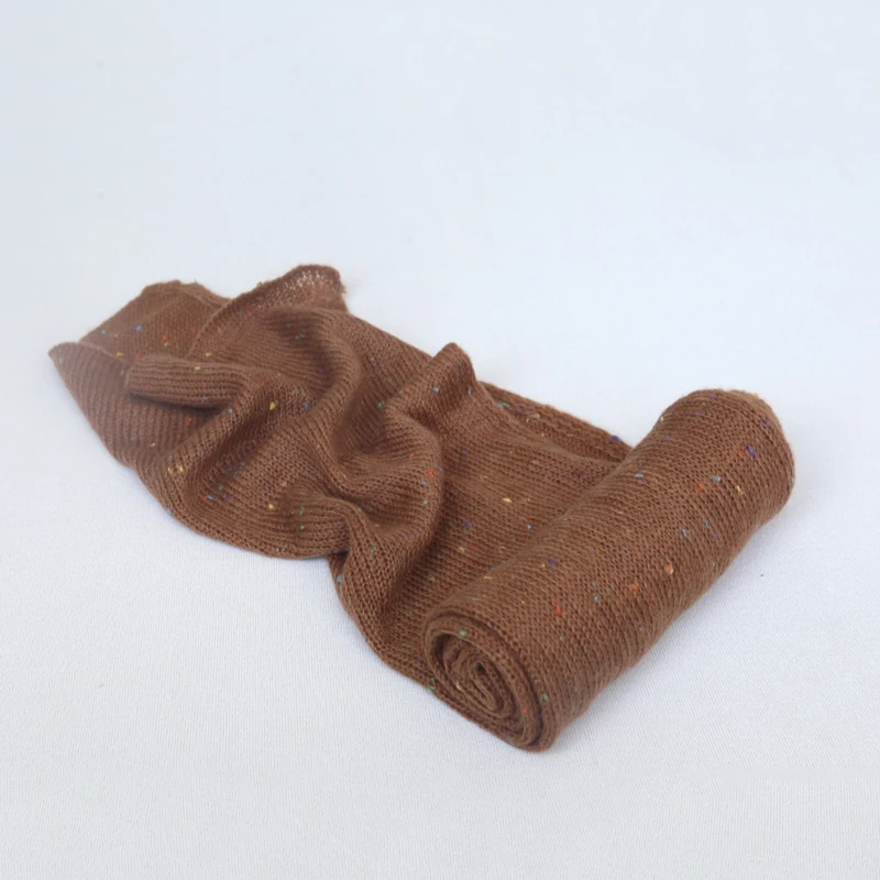 Вязаная накидка и шапочка для новорожденных Комплект фотосъемки вязаная крючком