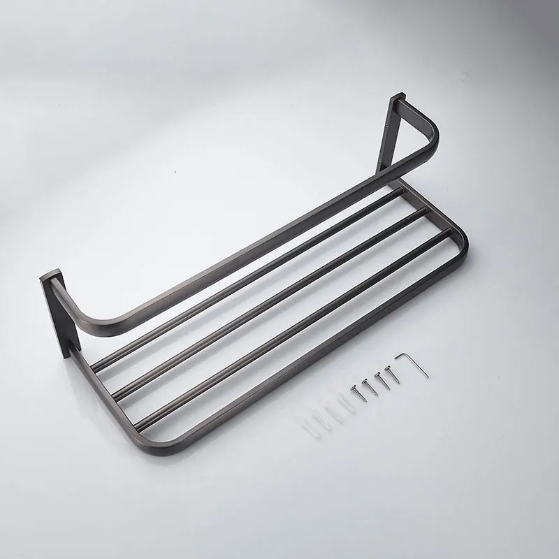 brass bathroom shelf gunmetal wall towel shelf brass toilet towel bar nordic triangle basket toilet brush hardware set free global shipping