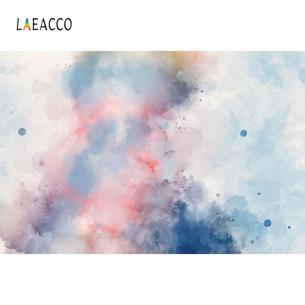 Виниловый Фотофон Laeacco градиентный настенный сплошного цвета с облаками детский