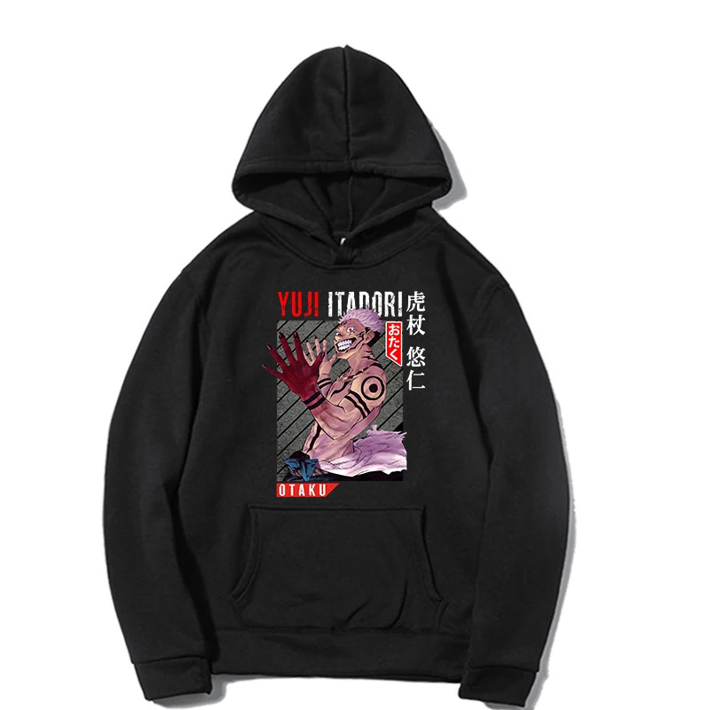 

Cute Men's Hoodies Jujutsu Kaisen Hoodie Sweatshirt Killua Zoldyck Hisoka 90s Anime Pullover Hoodie